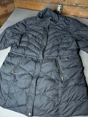 ava and viv black puffy jacket womens 4x